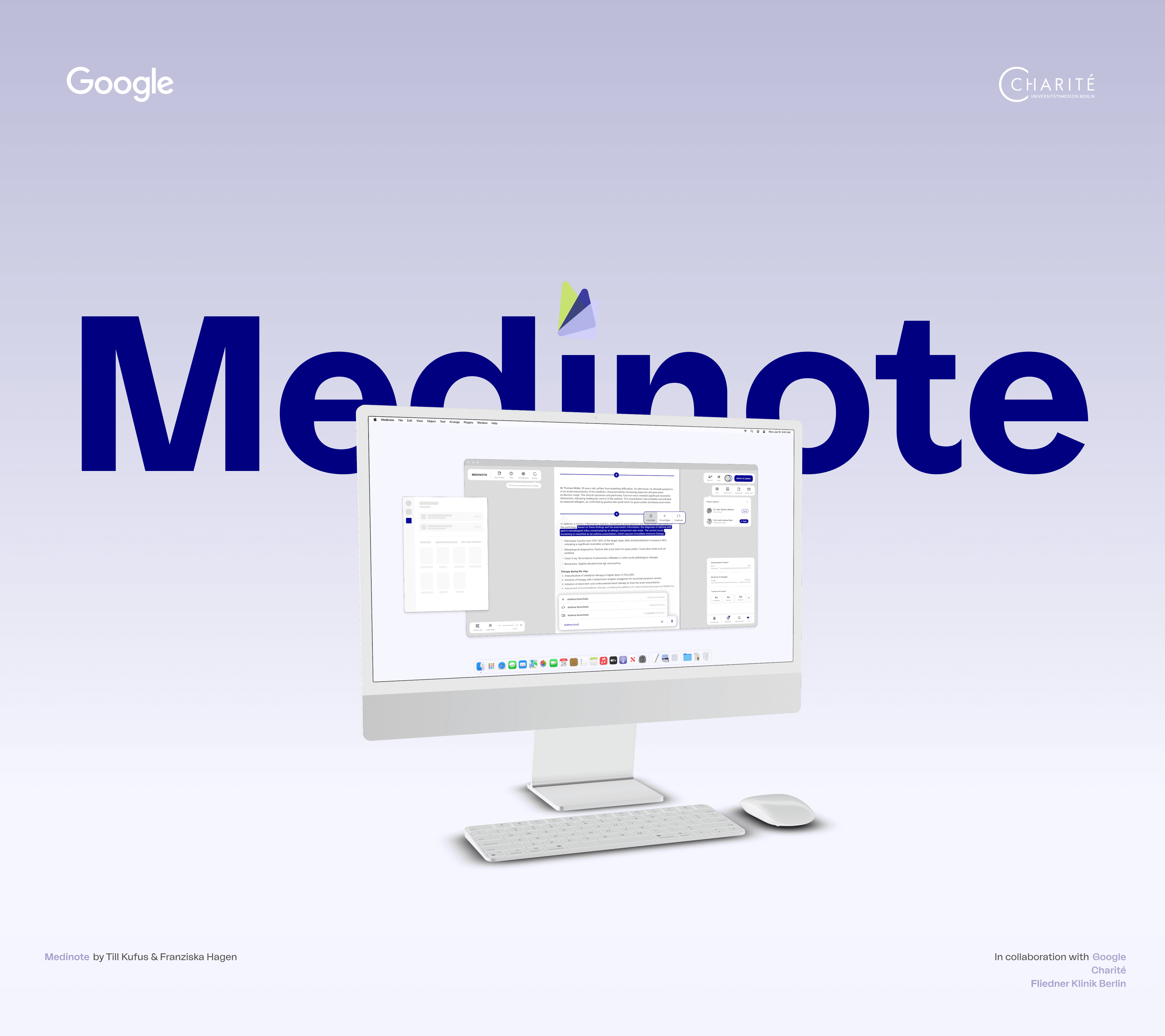 Medinote — A back office solution for doctors.